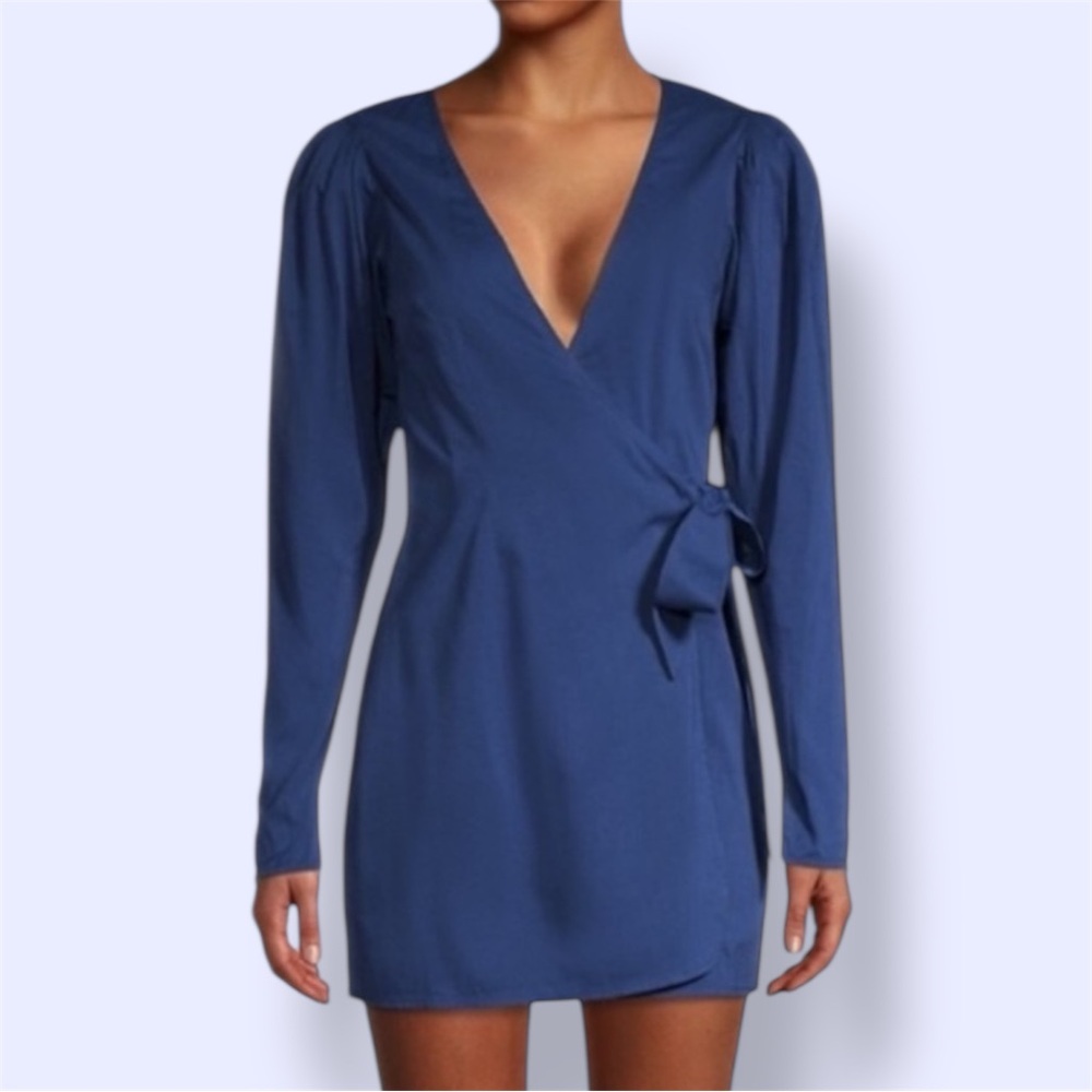 Weworewhat Blanca Wrap Dress